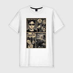 Футболка slim-fit The matrix, цвет: белый