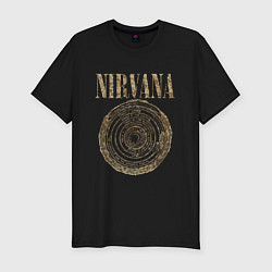 Футболка slim-fit Nirvana Circles of hell, цвет: черный