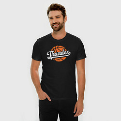 Футболка slim-fit Thunder ball, цвет: черный — фото 2