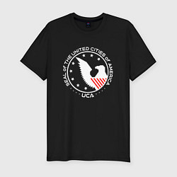 Футболка slim-fit UCA, цвет: черный