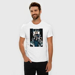 Футболка slim-fit Занка - Гачиакута, цвет: белый — фото 2
