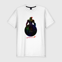 Футболка slim-fit Anime Goblin Slayer Оркболг, цвет: белый
