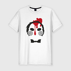 Футболка slim-fit Saw blood, цвет: белый