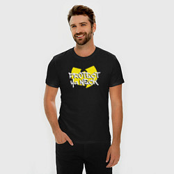 Футболка slim-fit Protect ya neck Wu-Tang, цвет: черный — фото 2