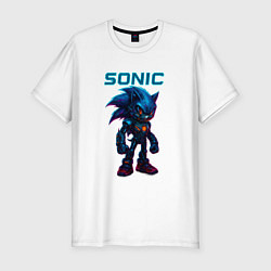Футболка slim-fit Sonic cyberpunk, цвет: белый