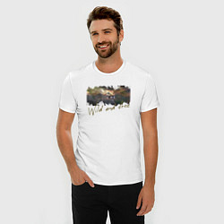 Футболка slim-fit Дикая пума, цвет: белый — фото 2