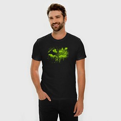 Футболка slim-fit Green Batman, цвет: черный — фото 2