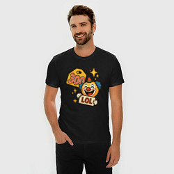 Футболка slim-fit Лол - шутка за триста, цвет: черный — фото 2