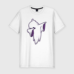 Футболка slim-fit Dab ghost, цвет: белый