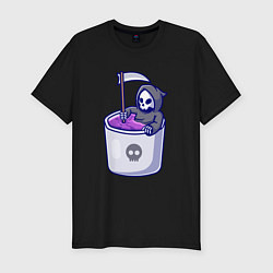 Футболка slim-fit Ванна смерти, цвет: черный