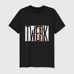 Футболка slim-fit Twerk Now, цвет: черный