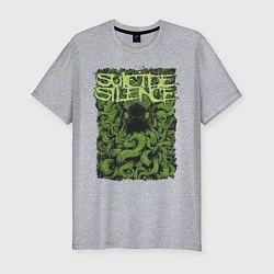 Футболка slim-fit Suicide Silence, цвет: меланж