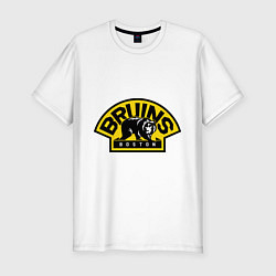 Футболка slim-fit HC Boston Bruins Label, цвет: белый