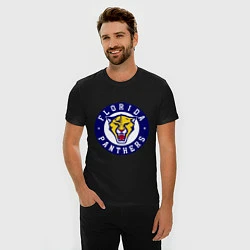 Футболка slim-fit HC Florida Panthers, цвет: черный — фото 2