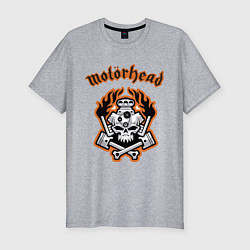 Футболка slim-fit Motorhead, цвет: меланж