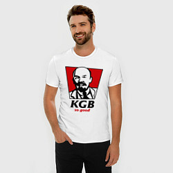 Футболка slim-fit KGB: So Good, цвет: белый — фото 2
