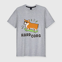 Футболка slim-fit Hardcorg, цвет: меланж