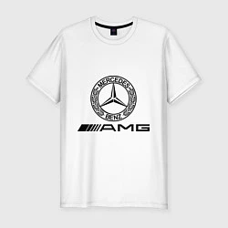 Мужская slim-футболка AMG