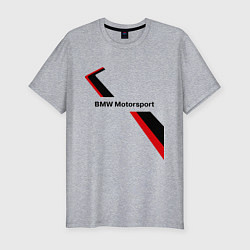 Футболка slim-fit BMW: Red Motorsport, цвет: меланж