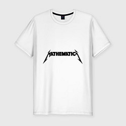 Мужская slim-футболка Mathematica (Математика)