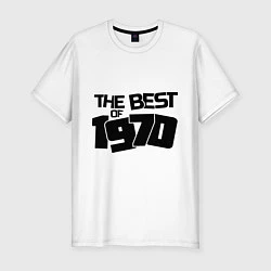 Футболка slim-fit The best of 1970, цвет: белый