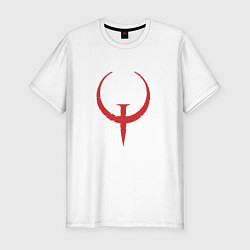 Футболка slim-fit Quake, цвет: белый