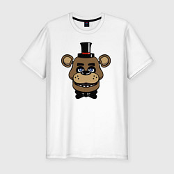 Футболка slim-fit Freddy FNAF, цвет: белый