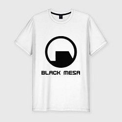 Мужская slim-футболка Black Mesa: Logo