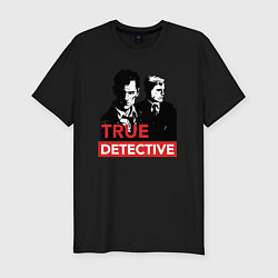Мужская slim-футболка True Detective