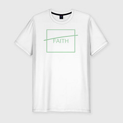 Футболка slim-fit 30 STM: Faith, цвет: белый