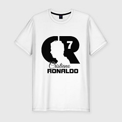 Мужская slim-футболка CR Ronaldo 07