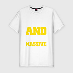 Футболка slim-fit DRUM AND BASS MASSIVE, цвет: белый