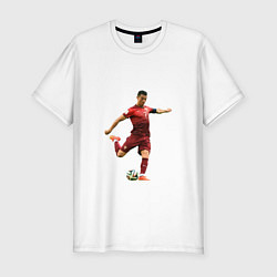 Футболка slim-fit Ronaldo 07, цвет: белый