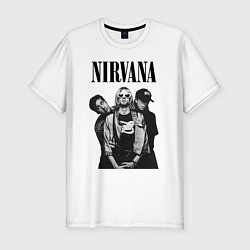 Футболка slim-fit Nirvana Group, цвет: белый