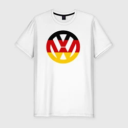 Мужская slim-футболка Wolksvagen