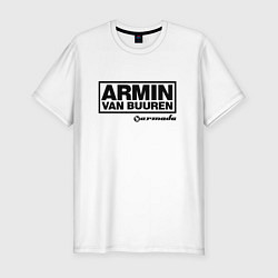 Мужская slim-футболка Armin van Buuren