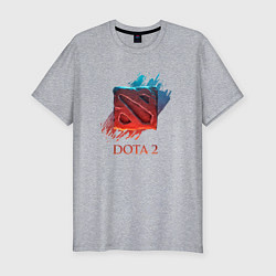 Футболка slim-fit Dota 2 Shadows, цвет: меланж