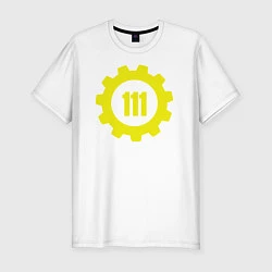 Мужская slim-футболка Vault 111