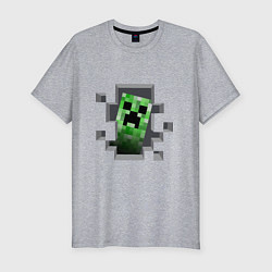 Футболка slim-fit Creeper Inside, цвет: меланж