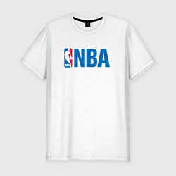 Футболка slim-fit NBA, цвет: белый