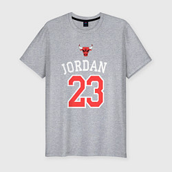 Футболка slim-fit Jordan 23, цвет: меланж