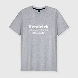 Мужская slim-футболка Kendrick Lamar: The King