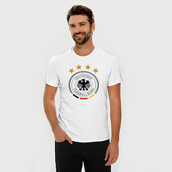 Футболка slim-fit Deutscher Fussball-Bund, цвет: белый — фото 2