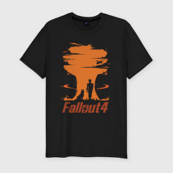 Мужская slim-футболка Fallout 4: Atomic Bomb