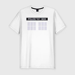 Футболка slim-fit POLICE BOX, цвет: белый