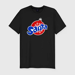 Мужская slim-футболка Santa