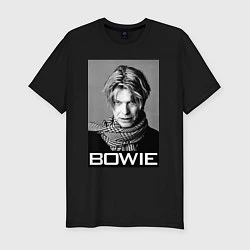 Мужская slim-футболка Bowie Legend