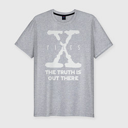Футболка slim-fit X-Files: Truth is out there, цвет: меланж