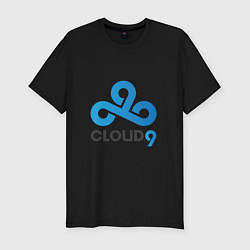Мужская slim-футболка Cloud9