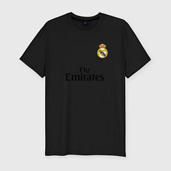 Футболка slim-fit Real Madrid: Fly Emirates, цвет: черный